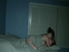 On a covert camera, a beautiful wife is fondled and masturbated by her boyfriend.